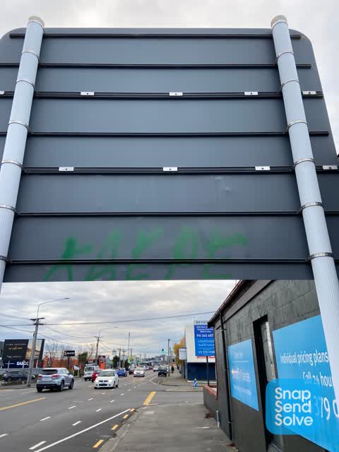 Graffiti, a report photo