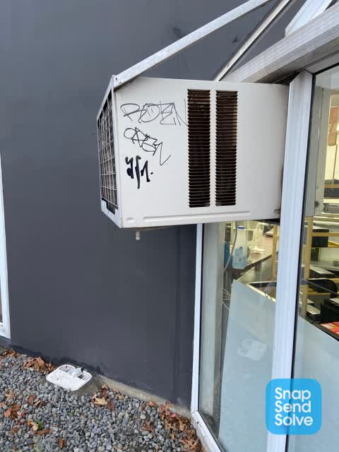 Graffiti, a report photo