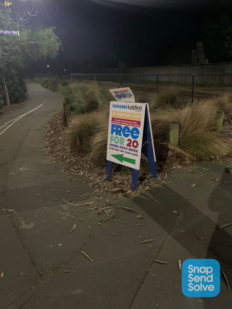 The photograph attached to this parks report