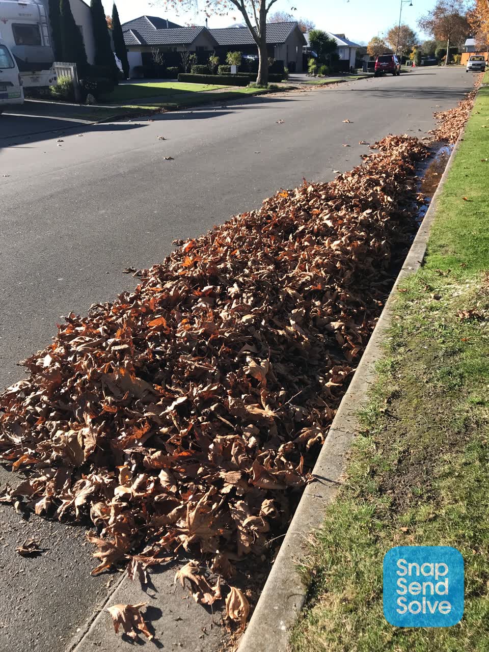 The photograph attached to this sewer - leak / blockage report