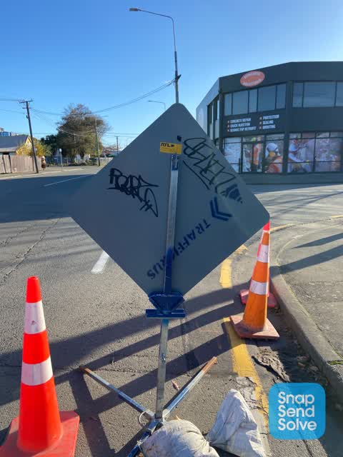 Graffiti, a report photo