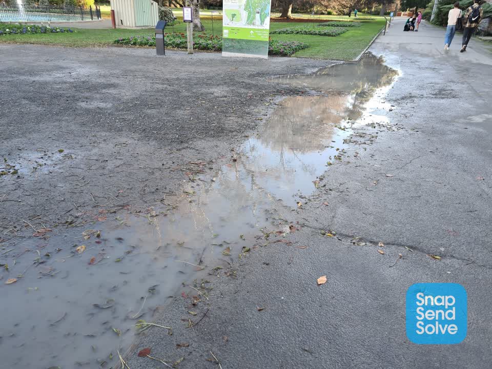 The photograph attached to this parks report