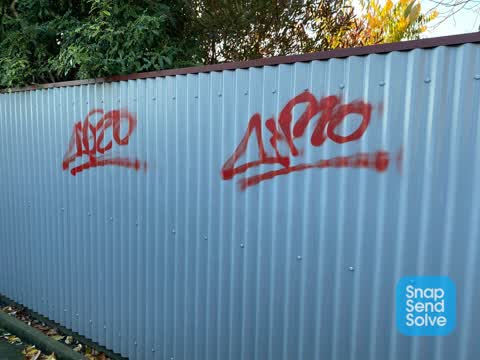 Graffiti, a report photo