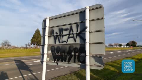 Graffiti, a report photo