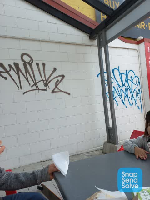 Graffiti, a report photo