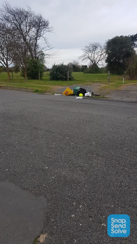 Rubbish/Recycling, a report photo