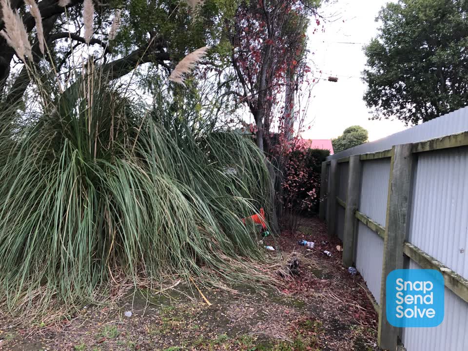 The photograph attached to this rubbish/recycling report