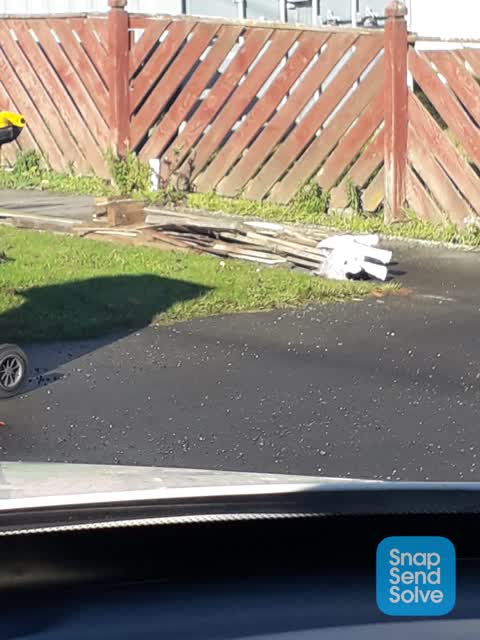 Rubbish/Recycling, a report photo