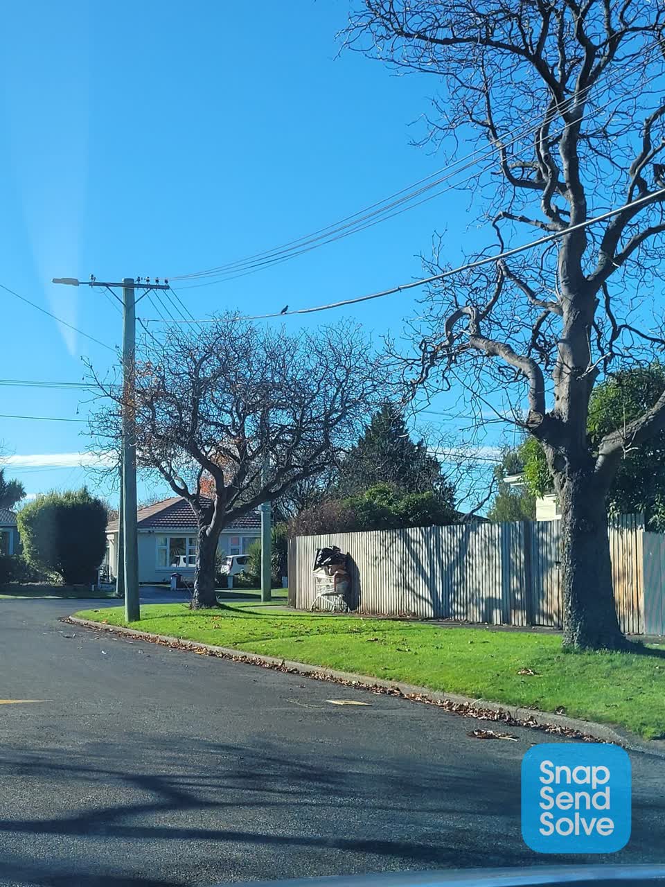 The photograph attached to this rubbish/recycling report