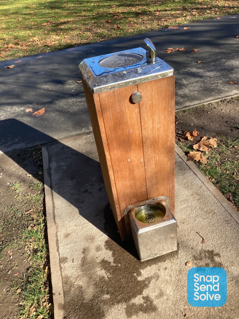 The photograph attached to this parks report