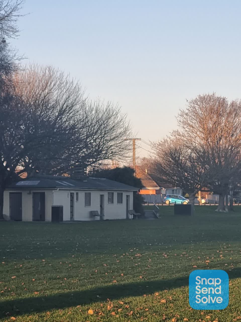 The photograph attached to this parks report