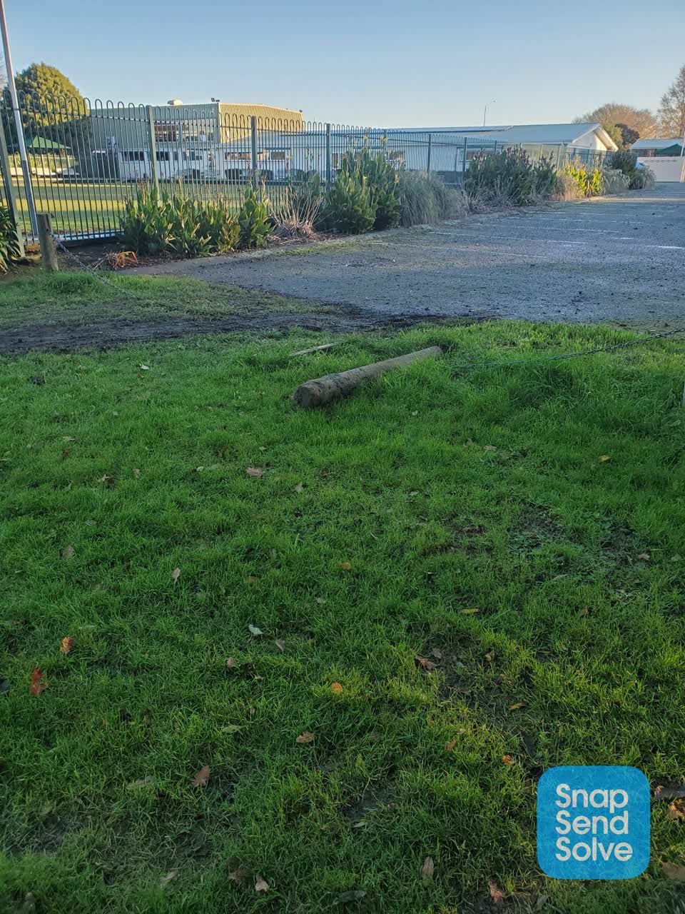 The photograph attached to this parks report