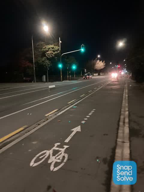 Street Light Outage, a report photo