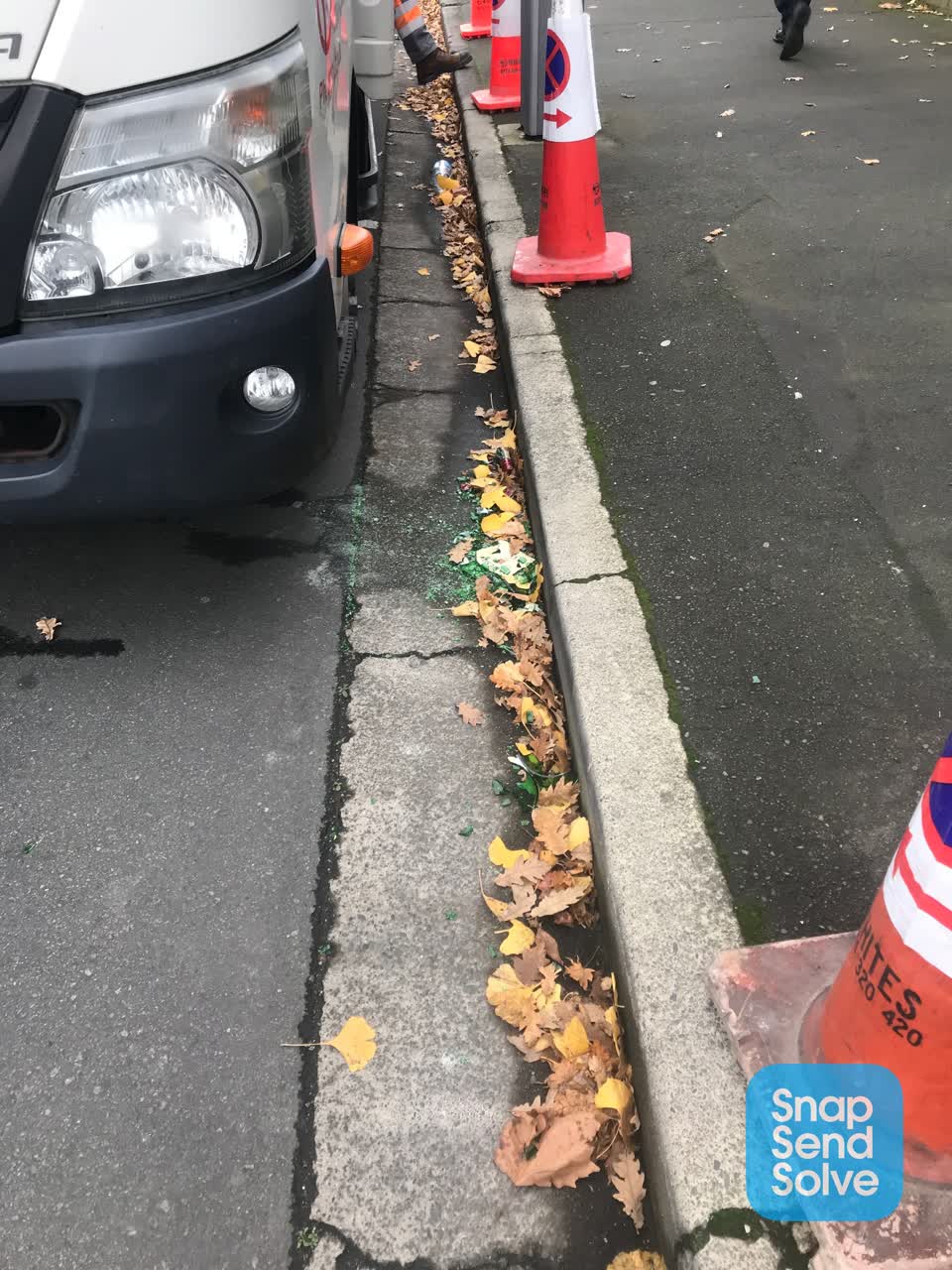 The photograph attached to this rubbish/recycling report