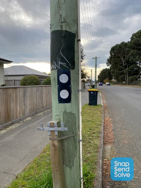 Graffiti, a report photo