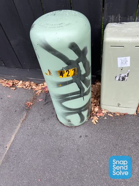 Graffiti, a report photo