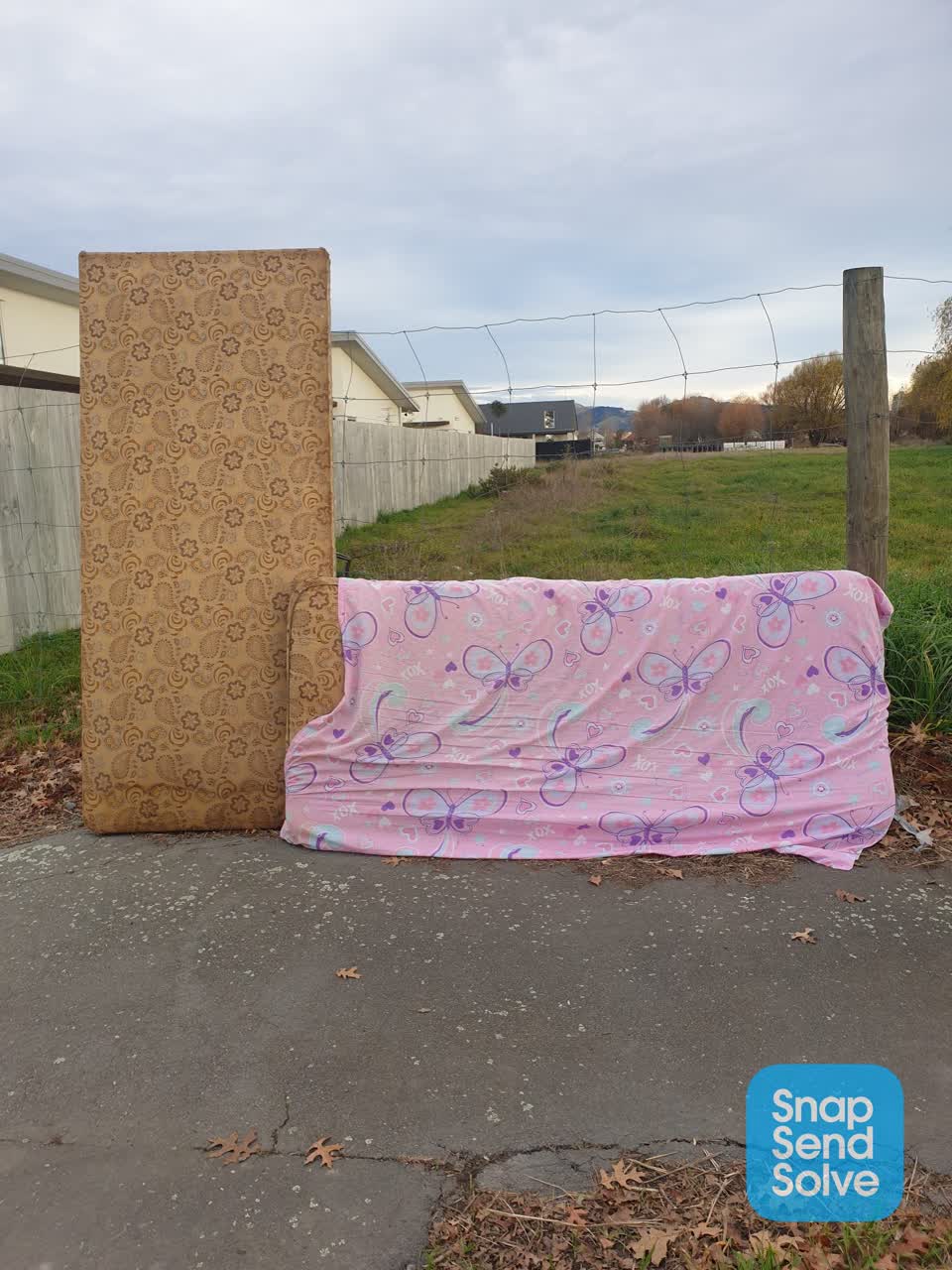 The photograph attached to this rubbish/recycling report