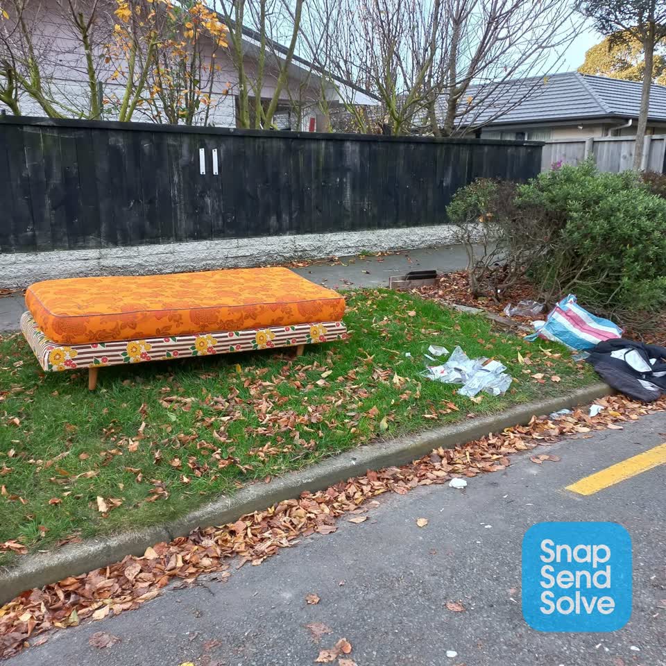 The photograph attached to this rubbish/recycling report