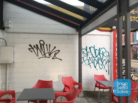 Graffiti, a report photo