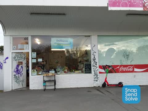 Graffiti, a report photo
