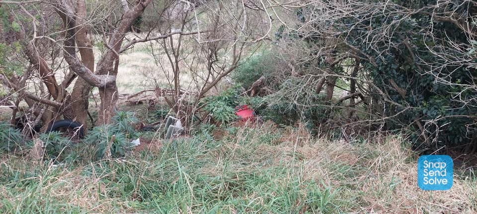 The photograph attached to this rubbish/recycling report