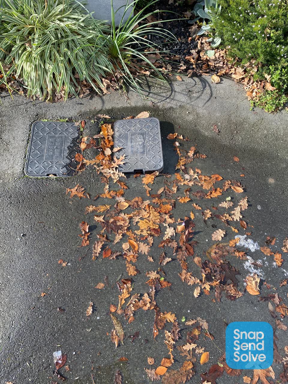 The photograph attached to this water supply report