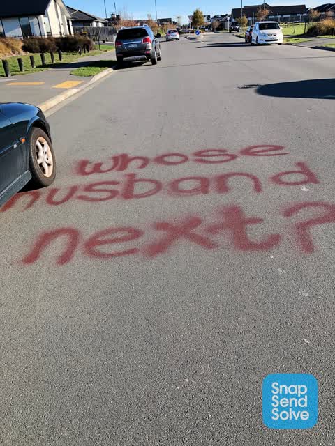 Graffiti, a report photo