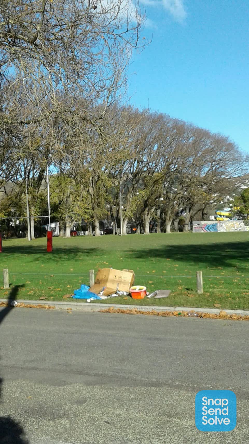 The photograph attached to this rubbish/recycling report