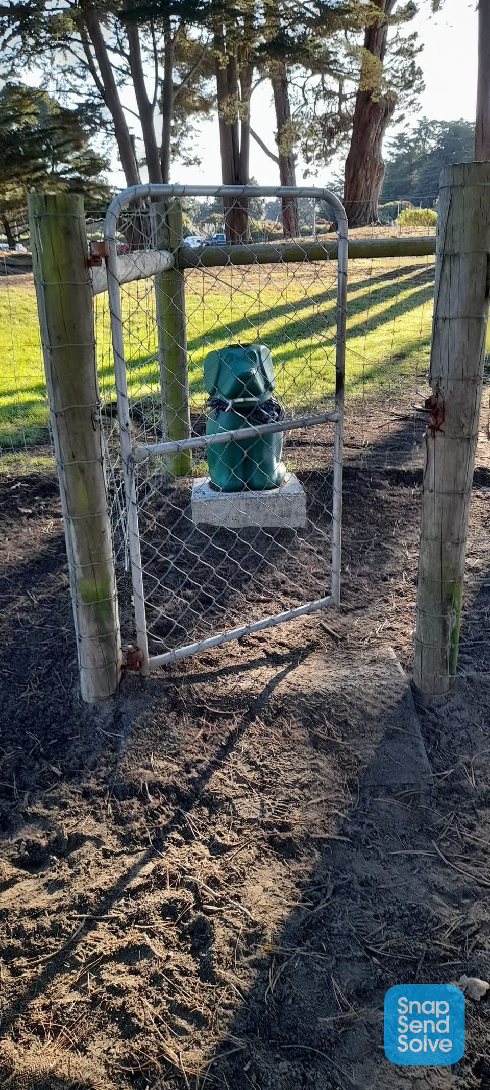 The photograph attached to this parks report