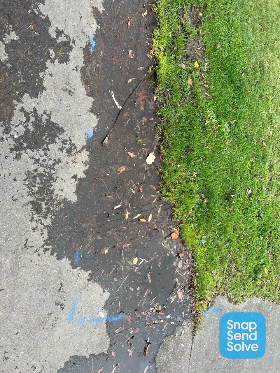 The photograph attached to this wastewater/stormwater report