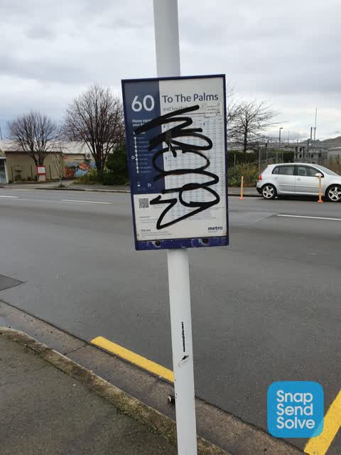 Graffiti, a report photo