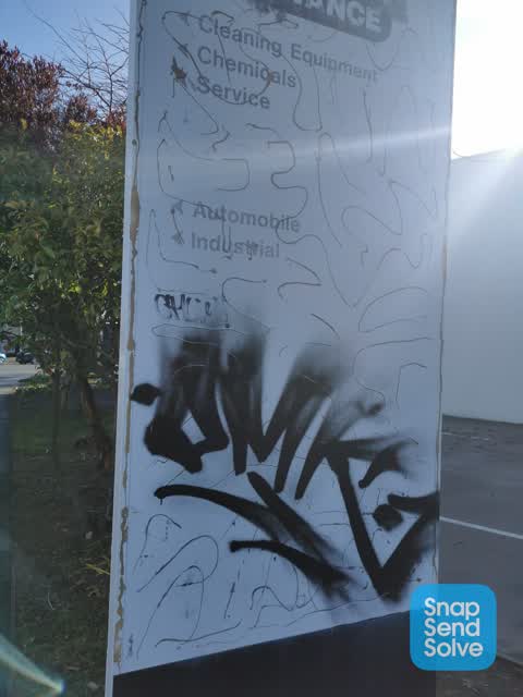 Graffiti, a report photo