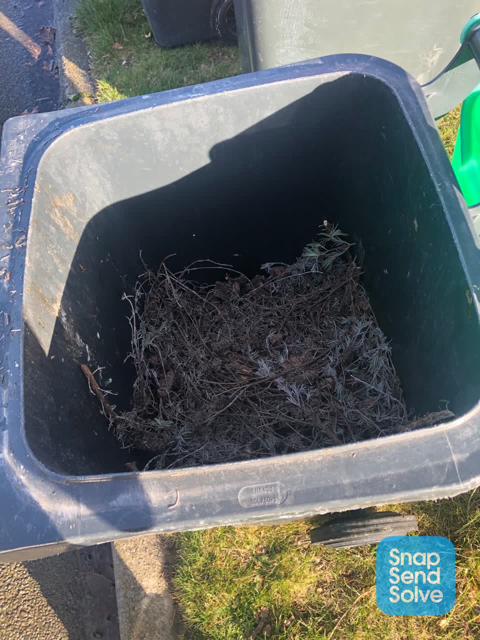 The photograph attached to this rubbish/recycling report