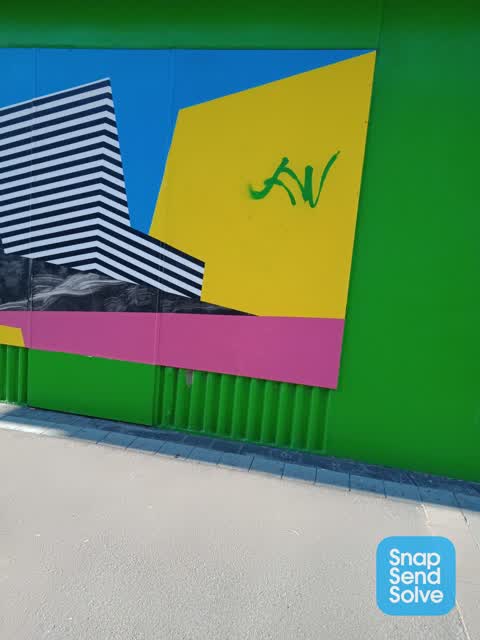 Graffiti, a report photo