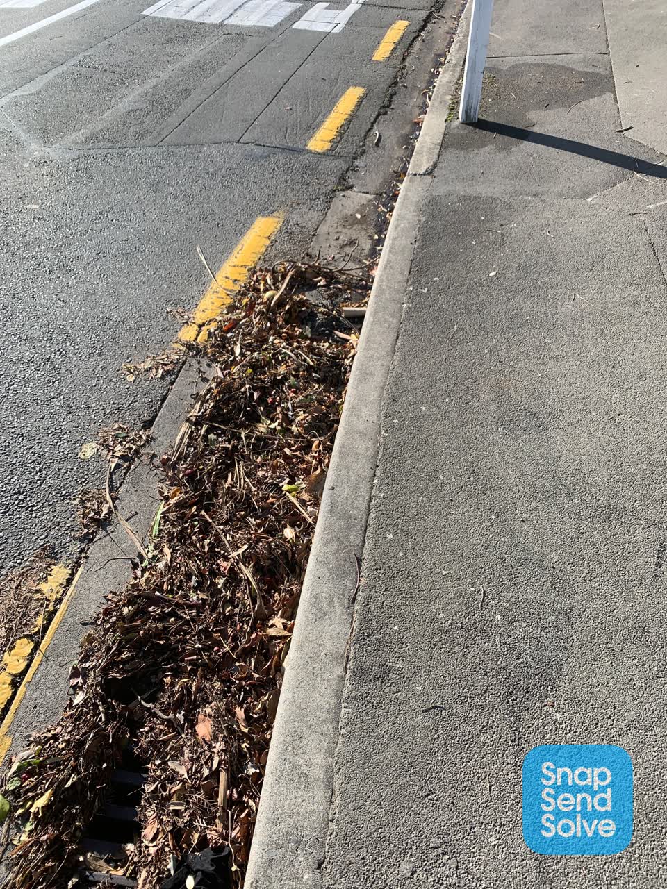 The photograph attached to this wastewater/stormwater report