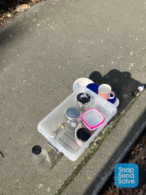 Rubbish/Recycling — a report photo