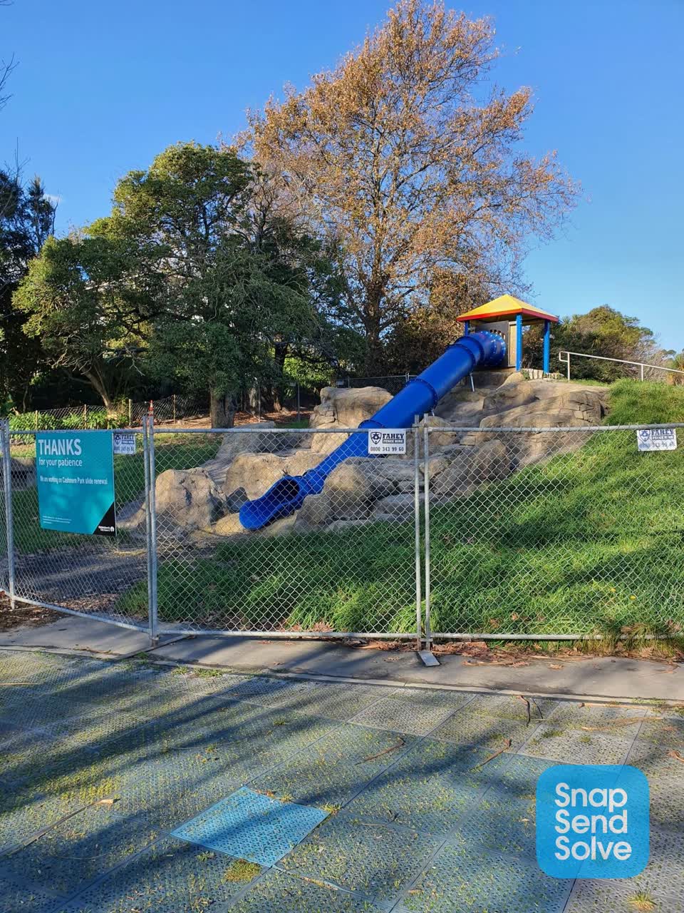The photograph attached to this parks report