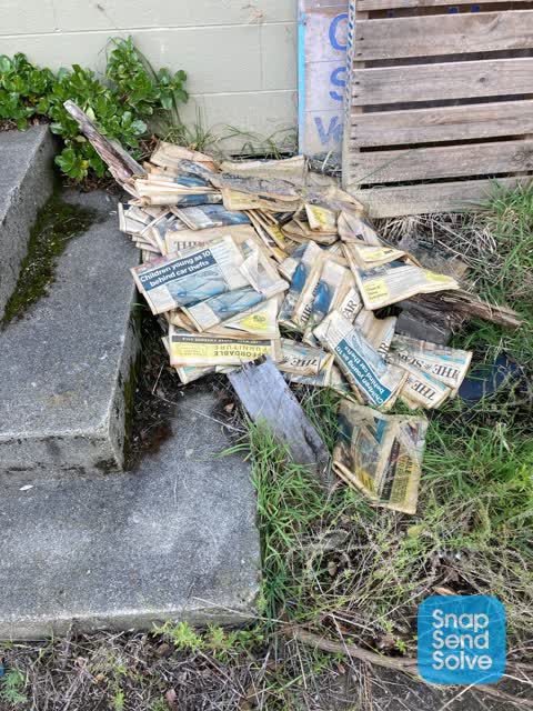 Rubbish/Recycling — a report photo