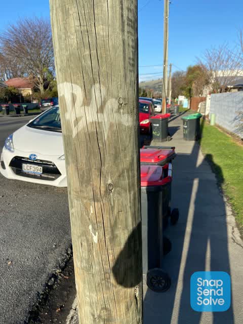 Graffiti, a report photo