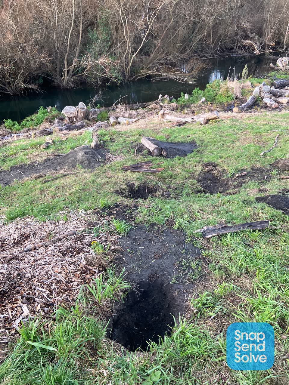 The photograph attached to this parks report