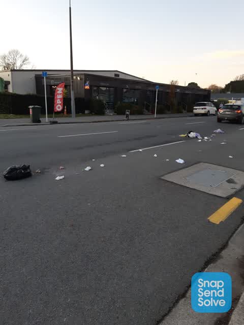 Rubbish/Recycling, a report photo