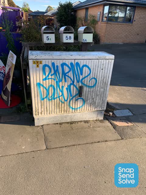 Graffiti, a report photo