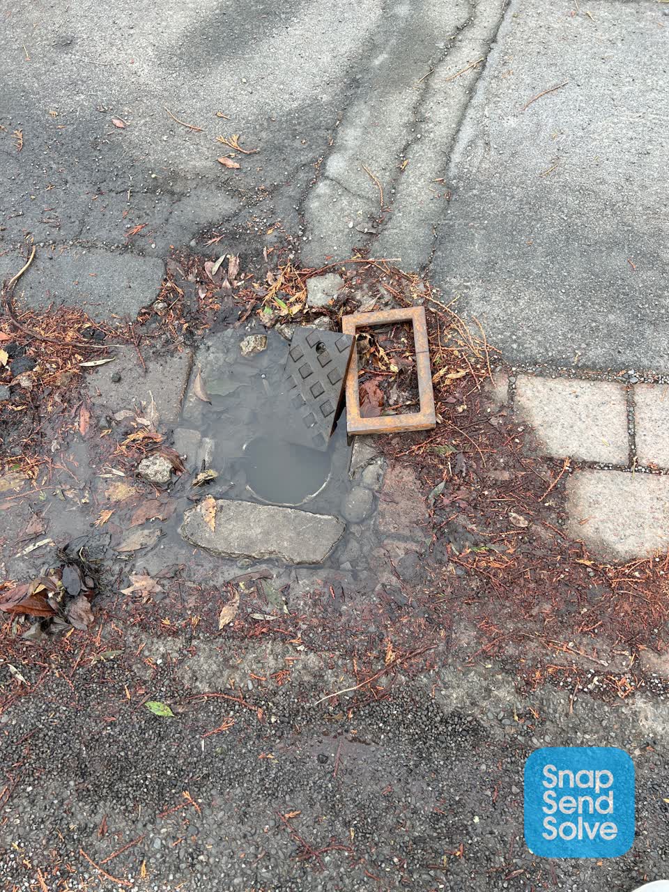 The photograph attached to this water supply report