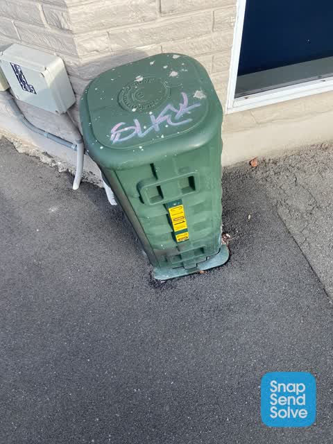 Graffiti, a report photo
