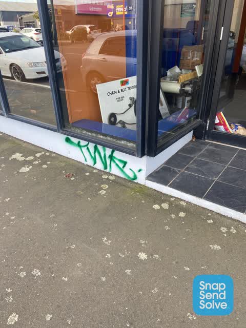 Graffiti, a report photo
