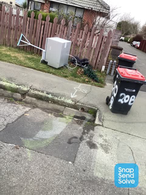 Rubbish/Recycling, a report photo