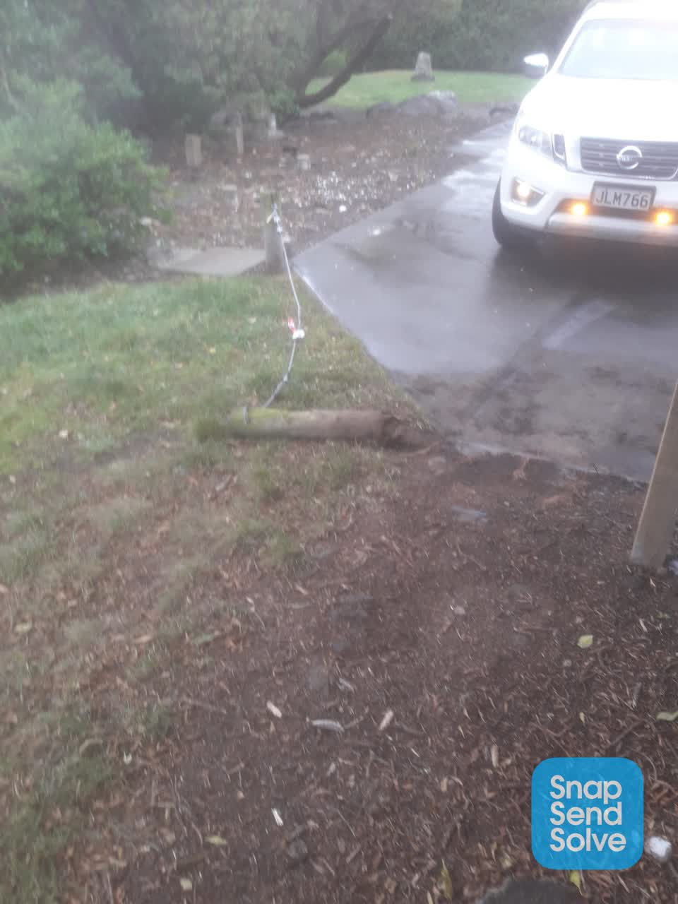 The photograph attached to this parks report