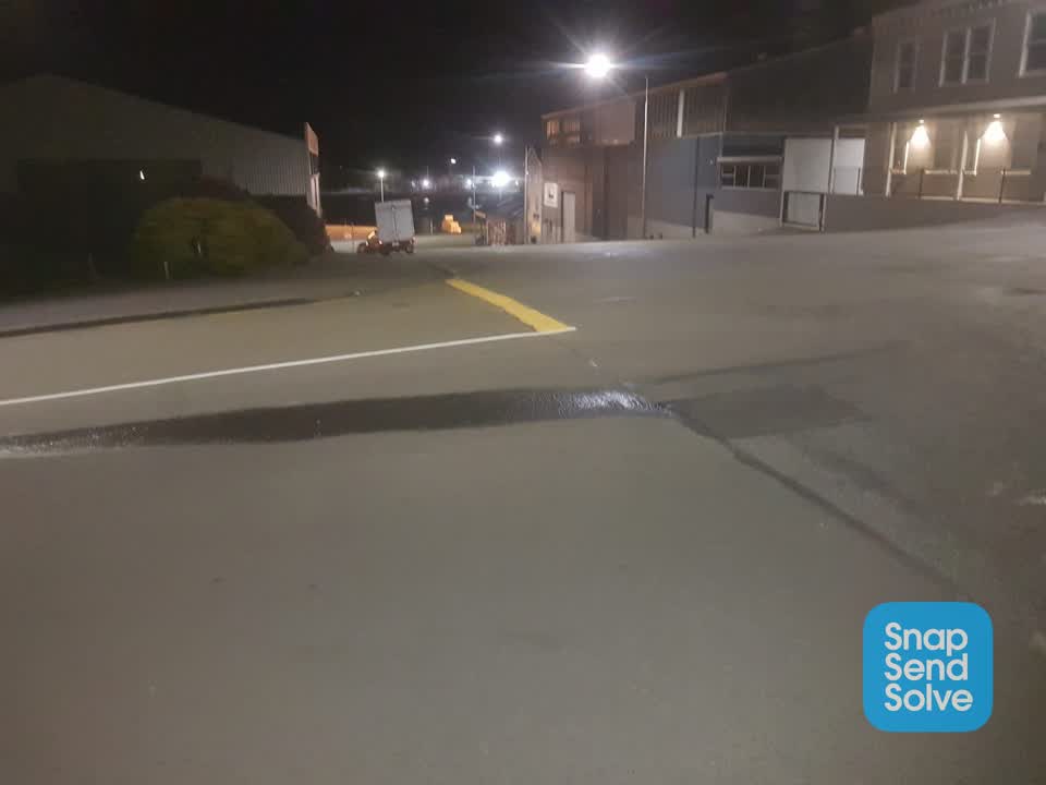 The photograph attached to this water leak report