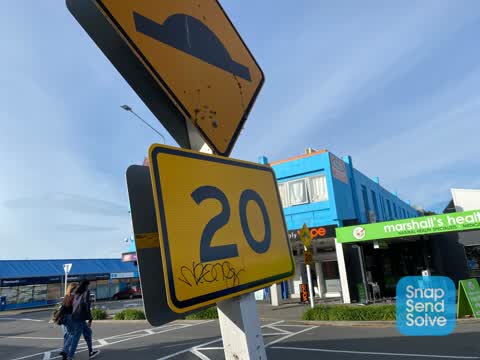 Graffiti, a report photo
