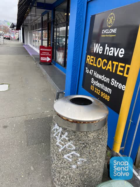Graffiti, a report photo